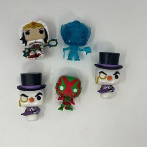 DC‎ Funko Pocket Pop Lot - 2023 Holiday Advent Calendar - 5 Mini Figures